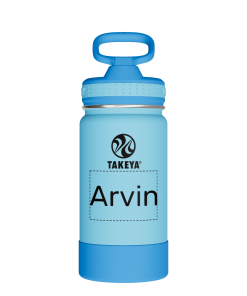 Actives Kids Water Bottle With Straw Lid - customized