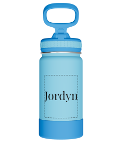 Actives Kids Water Bottle With Straw Lid - customized