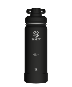 Actives Water Bottle With Spout Lid - customized