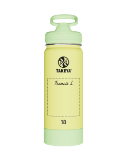 Actives Kids Glow In The Dark Water Bottle With Straw Lid - customized