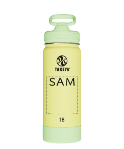 Actives Kids Glow In The Dark Water Bottle With Straw Lid - customized