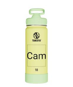 Actives Kids Glow In The Dark Water Bottle With Straw Lid - customized