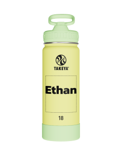 Actives Kids Glow In The Dark Water Bottle With Straw Lid - customized