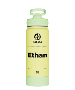 Actives Kids Glow In The Dark Water Bottle With Straw Lid - customized