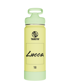 Actives Kids Glow In The Dark Water Bottle With Straw Lid - customized