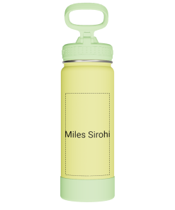 Actives Kids Glow In The Dark Water Bottle With Straw Lid - customized