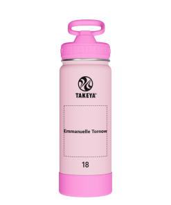 Actives Kids Glow In The Dark Water Bottle With Straw Lid - customized