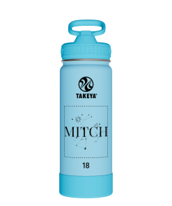 Actives Kids Glow In The Dark Water Bottle With Straw Lid - customized