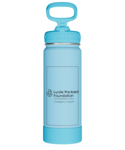 Actives Kids Glow In The Dark Water Bottle With Straw Lid - customized