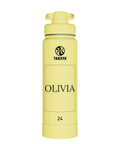 Actives Water Bottle With Spout Lid - customized