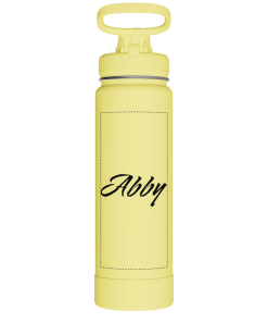Actives Water Bottle With Spout Lid - customized