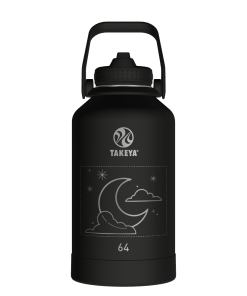 Actives Water Bottle With Straw Lid - customized