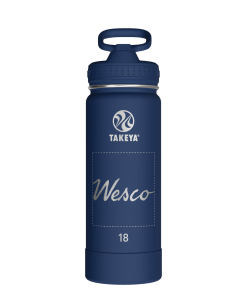 Actives Water Bottle With Straw Lid - customized