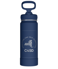 Actives Water Bottle With Straw Lid - customized