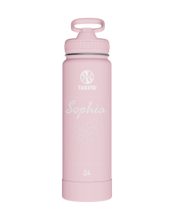 Actives Water Bottle With Straw Lid - customized