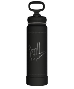 Actives Water Bottle With Straw Lid - customized