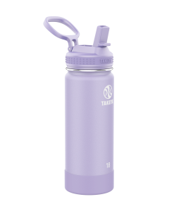 Actives Water Bottle With Straw Lid