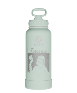 Actives Water Bottle With Straw Lid - customized