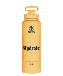 Actives Water Bottle With Straw Lid - customized
