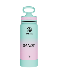 Actives Water Bottle With Straw Lid - customized