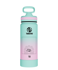 Actives Water Bottle With Straw Lid - customized