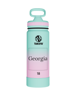 Actives Water Bottle With Straw Lid - customized