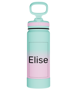 Actives Water Bottle With Straw Lid - customized