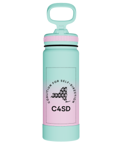 Actives Water Bottle With Straw Lid - customized