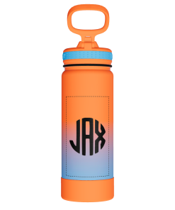 Actives Water Bottle With Straw Lid - customized