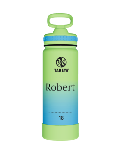 Actives Water Bottle With Straw Lid - customized