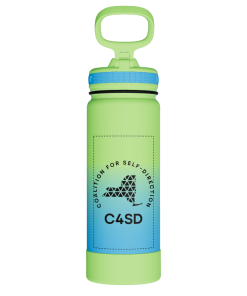 Actives Water Bottle With Straw Lid - customized