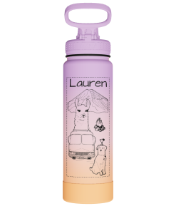 Actives Water Bottle With Spout Lid - customized