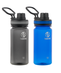 Tritan Water Bottle Bundle With Spout Lid (2 Pack)