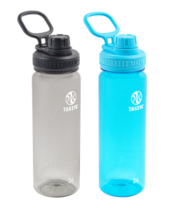 Tritan Water Bottle Bundle With Spout Lid (2 Pack)