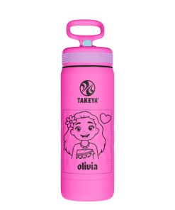 Kids Sport Water Bottle With Straw Lid - customized