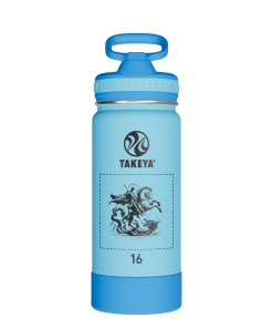Actives Kids Water Bottle With Straw Lid - customized