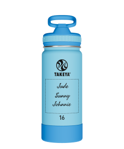 Actives Kids Water Bottle With Straw Lid - customized