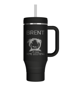 Straw Tumbler With Handle - customized