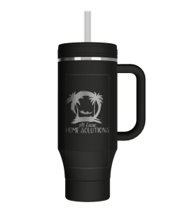 Straw Tumbler With Handle - customized