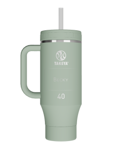 Straw Tumbler With Handle - customized