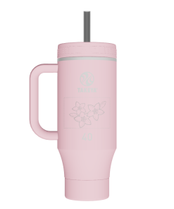Straw Tumbler With Handle - customized